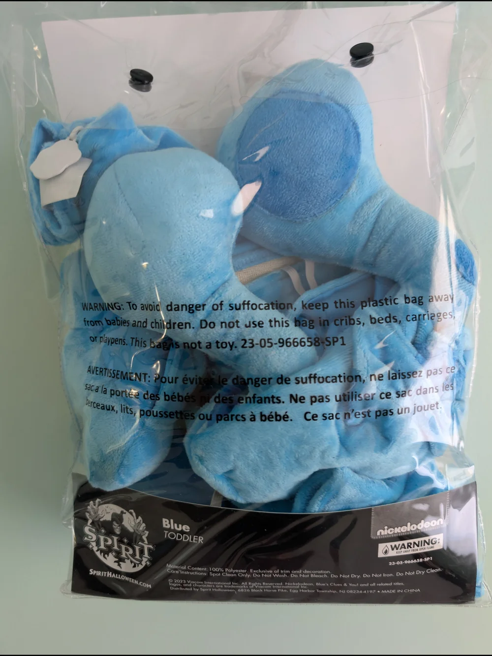 Nickelodeon Blue's Clues Plush Toddler Costume Set - 2T